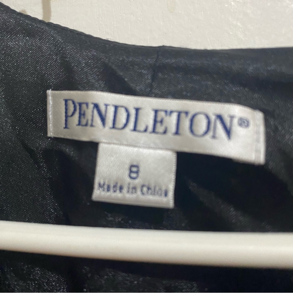 Pendleton Black And White Circle Pattern Maxi Dre… - image 2